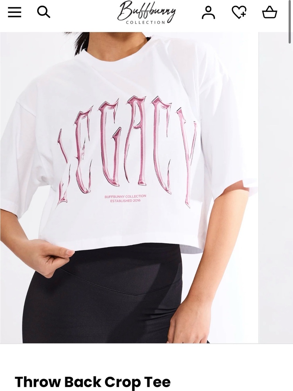 Buffbunny crop tee